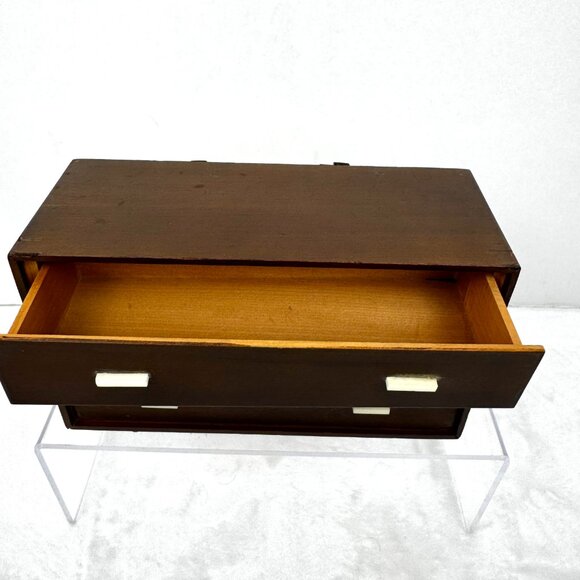Vtg Mattel Modern Pre Barbie Wood Furniture Doll Dresser only 1953 Japan READ - Picture 5 of 16